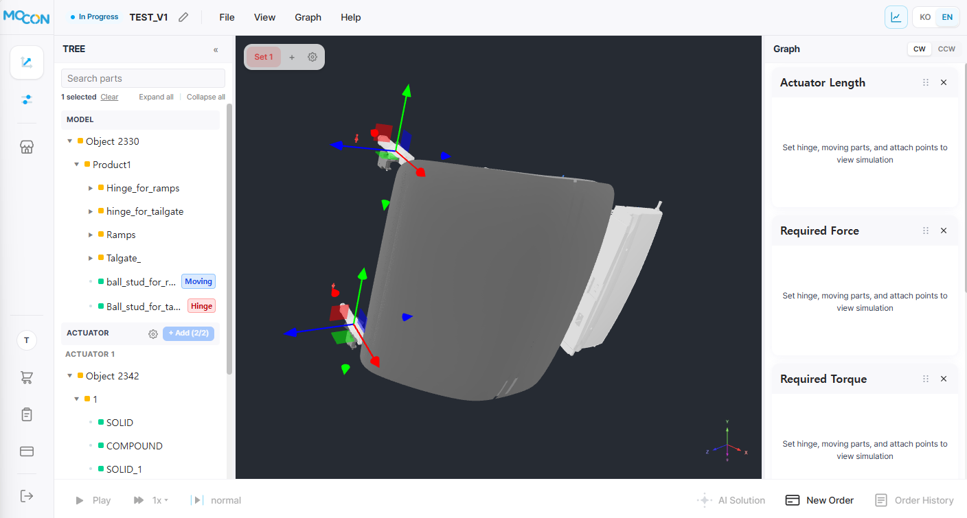 3D Real-Time Motion Simulation